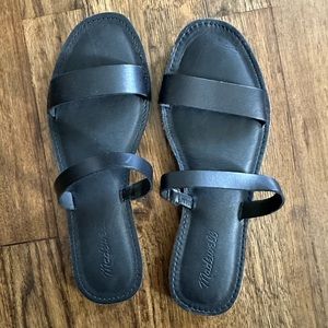 Madewell the boardwalk double strap slide sandal